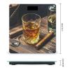 Whisky and Cigar Scale for Body Weight Highly Accurate Digital Bathroom Body Scale Digital Bathroom Scales for People Anti-Slip Large LCD Display Smart Scales view 2