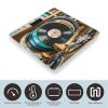 Vinyl Records Scale for Body Weight Highly Accurate Digital Bathroom Body Scale Digital Bathroom Scales for People Anti-Slip Large LCD Display Smart Scales view 3