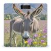 Donkey and Flower Scale for Body Weight Highly Accurate Digital Bathroom Body Scale Digital Bathroom Scales for People Anti-Slip Large LCD Display Smart Scales