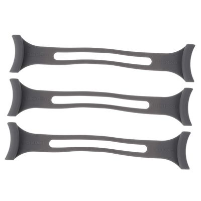 Outanaya Mask Extender Straps 3Pcs Set Gray Long Ear Protective Hooks Anti-Tightening Buckle for Comfortable Face Mask Use Adults