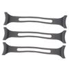 Outanaya Mask Extender Straps 3Pcs Set Gray Long Ear Protective Hooks Anti-Tightening Buckle for Comfortable Face Mask Use Adults view 1