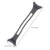 Outanaya Mask Extender Straps 3Pcs Set Gray Long Ear Protective Hooks Anti-Tightening Buckle for Comfortable Face Mask Use Adults view 2