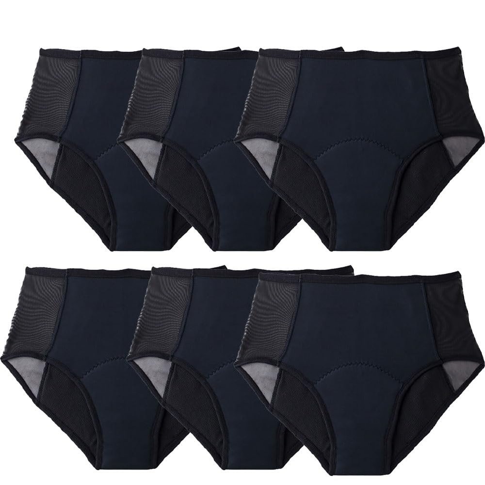 Ultradries Leak-Proof Incontinence Panties - 3 Pack for Daily Comfort & Pelvic Floor Support (Sizes: Medium, XL, 5XL)