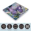 Beautiful Purple Butterfly Art Scale for Body Weight Highly Accurate Digital Bathroom Body Scale Digital Bathroom Scales for People Anti-Slip Large LCD Display Smart Scales view 3