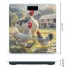 Chickens and Farm Scale for Body Weight Highly Accurate Digital Bathroom Body Scale Digital Bathroom Scales for People Anti-Slip Large LCD Display Smart Scales view 2