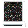 Black Polka Dot Background Scale for Body Weight Highly Accurate Digital Bathroom Body Scale Digital Bathroom Scales for People Anti-Slip Large LCD Display Smart Scales view 2