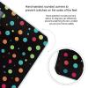Black Polka Dot Background Scale for Body Weight Highly Accurate Digital Bathroom Body Scale Digital Bathroom Scales for People Anti-Slip Large LCD Display Smart Scales view 4