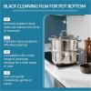 Black Cleaning Film for Pot Bottom, Powerful Burnt Residue Remover Paste for Cookware, Pot Cleaner for Bottom of Pans, Stainless Steel Cleanerfor Kitchen Pots, Pans (1pcs) view 3