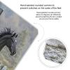 Black and White Horses Running Scale for Body Weight Highly Accurate Digital Bathroom Body Scale Digital Bathroom Scales for People Anti-Slip Large LCD Display Smart Scales view 4