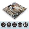 English-Bulldog Scale for Body Weight Highly Accurate Digital Bathroom Body Scale Digital Bathroom Scales for People Anti-Slip Large LCD Display Smart Scales view 3