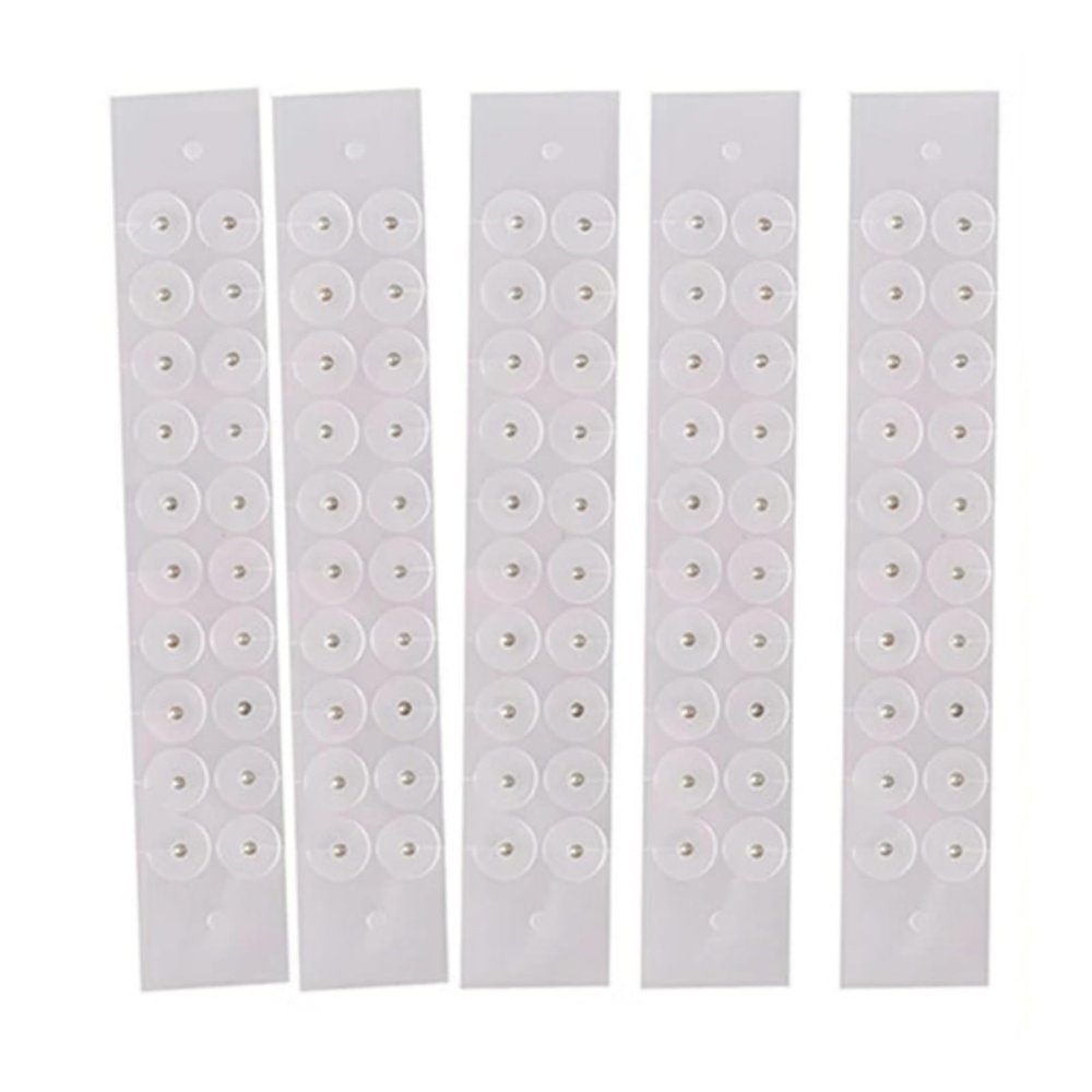 100Pcs Clear Disposables Ear Sticker Auricular Sticker Massager Acupunctures Beads Care Bead for Women Men Acupunctures Beads Ear Care