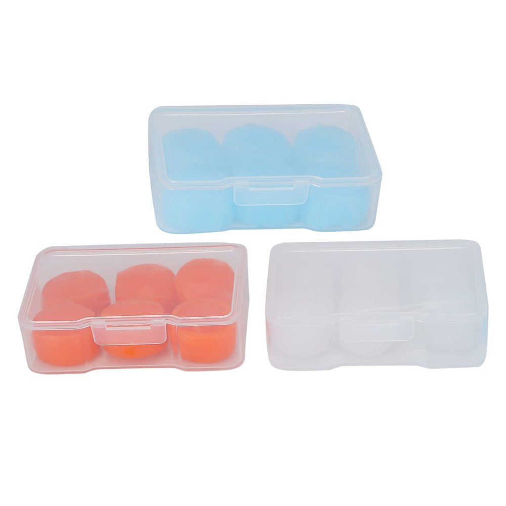 Moldable Silicone Ear Plugs, 24dB Noise Reduction, DIY Kneadable Earplugs for Swimming, Airplanes, Study and Concerts, 9 Pairs