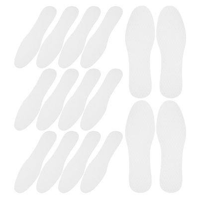 SOLUSTRE Breathable Sweat-Absorbing Thin Shoe Insoles for Men and Women, 20 Pairs Replaceable Paper Fiber Inserts for Hiking Running Boots Sneakers