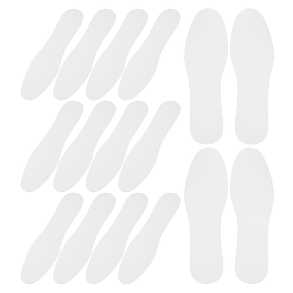 SOLUSTRE Breathable Sweat-Absorbing Thin Shoe Insoles for Men and Women, 20 Pairs Replaceable Paper Fiber Inserts for Hiking Running Boots Sneakers