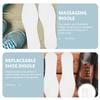 SOLUSTRE Breathable Sweat-Absorbing Thin Shoe Insoles for Men and Women, 20 Pairs Replaceable Paper Fiber Inserts for Hiking Running Boots Sneakers view 3