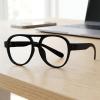 Eyekepper Blue Light Reading Glasses Men Women 3.5, Pilot Design Black view 2