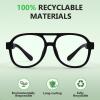 Eyekepper Blue Light Reading Glasses Men Women 3.5, Pilot Design Black view 4