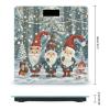 Christmas Winter Gnomes Scale for Body Weight Highly Accurate Digital Bathroom Body Scale Digital Bathroom Scales for People Anti-Slip Large LCD Display Smart Scales view 2