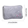 Rechargeable Hot Water Bag, Electric Hot Water Bottle, Winter Cold Weather Electric Hand Warmer, H-ot Wat-er Bottle with Soft Cover, for Period Cramps Muscles Neck Legs Waist Belly Body view 4