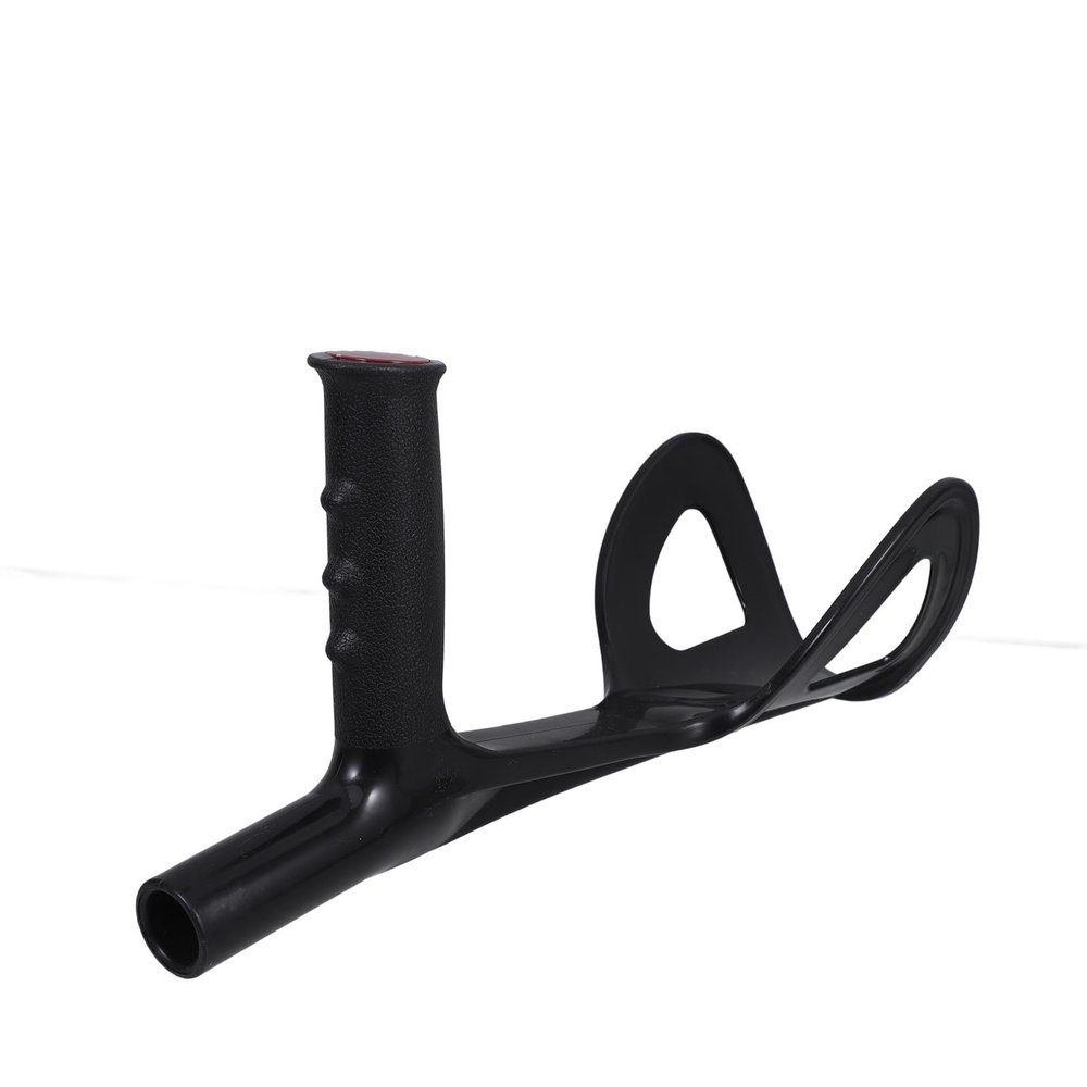 BIUDECO 22Mm Polished Cane Handle Grip with Elbow Walking Cane Head Replacement, Black Outdoor Stick Accessory for Mobility Aid Users