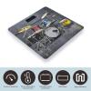 Cool Drum Set Scale for Body Weight Highly Accurate Digital Bathroom Body Scale Digital Bathroom Scales for People Anti-Slip Large LCD Display Smart Scales view 3
