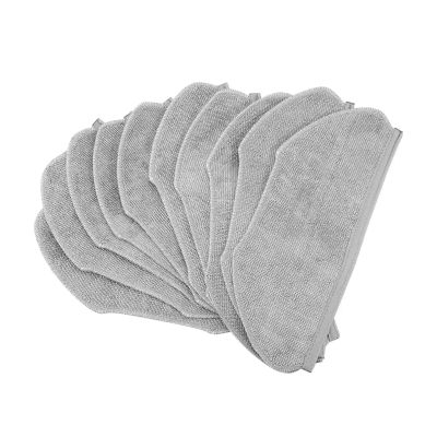 10Pcs Robotic Vacuum Cleaner Replacement Accessories Mop Cloth,Compatible For 360 S10 X100 MAX