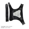GLEAVI Adjustable Shoulder Support Belt Compression Brace Breathable Shoulder Strap for Sports Gray view 2