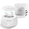 Aculya Life Ultrasonic Retainer Cleaner Machine 48 kHz Denture Cleaner 200ml Dental Cleaner Pod for Aligner Retainer, Jewelry, Night Guard, Brace, White view 1