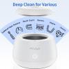 Aculya Life Ultrasonic Retainer Cleaner Machine 48 kHz Denture Cleaner 200ml Dental Cleaner Pod for Aligner Retainer, Jewelry, Night Guard, Brace, White view 2