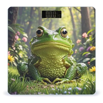 Frog Scale for Body Weight Highly Accurate Digital Bathroom Body Scale Digital Bathroom Scales for People Anti-Slip Large LCD Display Smart Scales