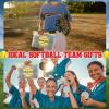 Motiskyy 24 Pcs Sports Ball Snack Bags Bulk 9.5" x 6.9" Sports Goodie Party Favor Bags Stuffers Team Gifts Candy Treat Mesh Pouches with Zipper for Team Ground Birthday Gift Party Supplies(Softball) view 3