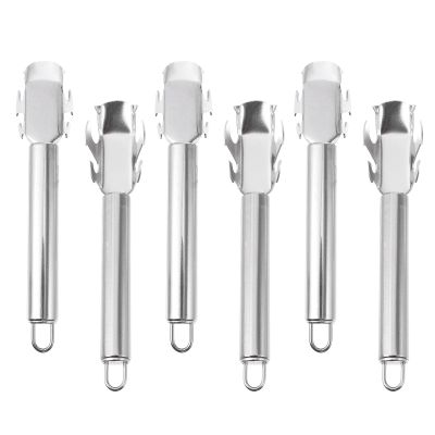 TOYANDONA 6Pcs Stainless Steel Plate Clamp Anti-Scald Dish Clamp Lifter Non-Slip Bowl Clip for Kitchen Hot Plate Handling
