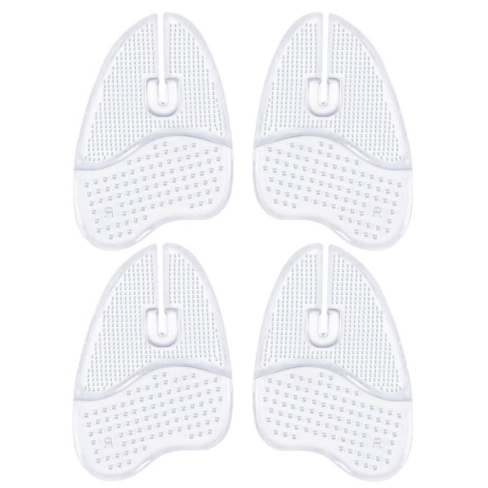 ERINGOGO 2 Pairs Adhesive Metatarsal Toe Pads Forefoot Cushions Half Insole Inserts for WomenS Sandals and Flip-Flops to Ball of Foot Pressure