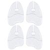 ERINGOGO 2 Pairs Adhesive Metatarsal Toe Pads Forefoot Cushions Half Insole Inserts for WomenS Sandals and Flip-Flops to Ball of Foot Pressure view 1