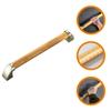 VERDANVERSE Wooden Bathroom Grab Bar 34Cm Non-Slip Toilet and Shower Handle Safety Rail for Elderly Disabled Users, Anti-Skid Bath Grab Bar for Home Bathroom Accessibility view 3