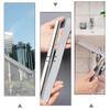 CONGARTENO Household Glass Wiper Strips 2Pcs Replacement Squeegee Blades for Window Cleaning, Multipurpose Wiper Substitute Heads for Home Shower and Car Windshield Cleaning Tools view 3
