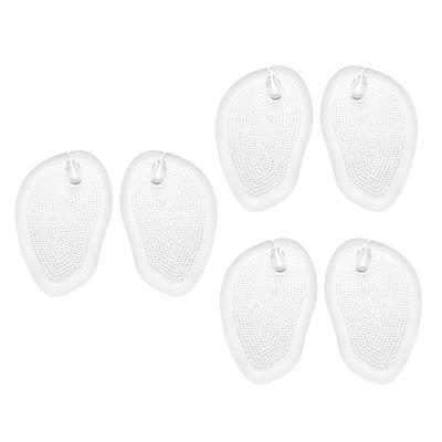 ERINGOGO 3 Pairs Gel Toe Protectors and Non-Slip Sandal Forefoot Cushions, Gel Metatarsal Pads with Anti-Friction Design, Comfortable Ball-of-Foot Inserts for Womens Outdoor and Casual