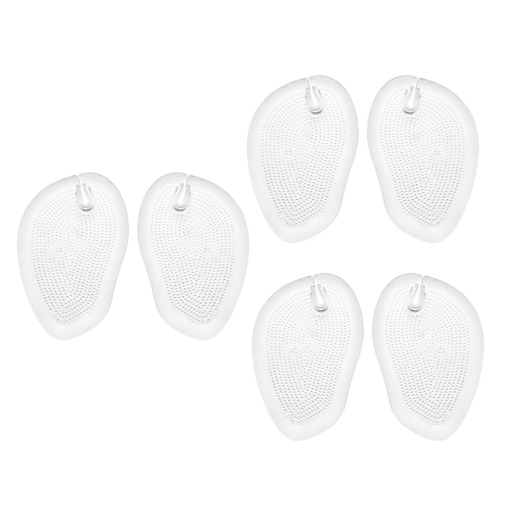 ERINGOGO 3 Pairs Gel Toe Protectors and Non-Slip Sandal Forefoot Cushions, Gel Metatarsal Pads with Anti-Friction Design, Comfortable Ball-of-Foot Inserts for Womens Outdoor and Casual