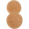 NOLITOY Cork Peanut Massage Ball 8X16Cm Multi-Use Muscle Roller Ball for Neck and Back Myofascial Release Yoga Therapy Fitness Tool view 1