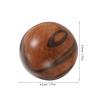 Outanaya Wooden Hand Exercise Balls 2Pcs Set Handheld Massage Balls for Acupressure and Muscle Relaxation Stress Relief Therapy for Seniors and Adults view 2