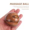 Outanaya Wooden Hand Exercise Balls 2Pcs Set Handheld Massage Balls for Acupressure and Muscle Relaxation Stress Relief Therapy for Seniors and Adults view 3