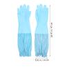 BIUDECO Dishwashing Gloves 1 Pair Thickened Fleece-Lined Kitchen Cleaning Gloves with Cuff for Household Dishwashing and Hygiene view 2