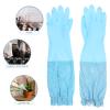 BIUDECO Dishwashing Gloves 1 Pair Thickened Fleece-Lined Kitchen Cleaning Gloves with Cuff for Household Dishwashing and Hygiene view 4