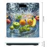 Various Fruit Scale for Body Weight Highly Accurate Digital Bathroom Body Scale Digital Bathroom Scales for People Anti-Slip Large LCD Display Smart Scales view 2