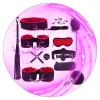 12 Piece Nylon Bedroom Fitness Set with Hip Trainer and Sleep Eye Mask - D10 (Red) view 1