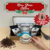 Coffee Gift Set with 6 Espresso Cups, 250g Espresso and 250g Filter Coffee, Christmas Gift Box view 2
