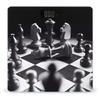 Black and White Chess Scale for Body Weight Highly Accurate Digital Bathroom Body Scale Digital Bathroom Scales for People Anti-Slip Large LCD Display Smart Scales view 1
