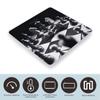 Black and White Chess Scale for Body Weight Highly Accurate Digital Bathroom Body Scale Digital Bathroom Scales for People Anti-Slip Large LCD Display Smart Scales view 3