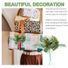 OHPHCALL 20Pcs Green Box Pull Bows Wrapping Pull Flowers for Christmas Holiday Packaging Decoration view 4