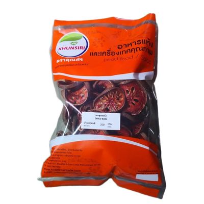 Premium Dried Bael Fruit Slices Natural Sun-Dried Wood Apple Slices Caffeine-Free Herbal Tea Infusion Aromatic & Soothing Botanical Drink (200g)